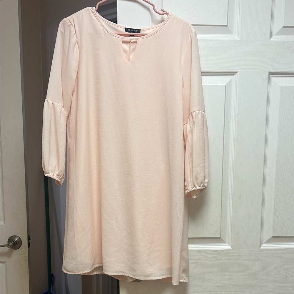 As you wish light pink dress